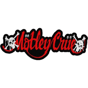 Motley Crue - Dr Feelgood Logo Cut Out Standard Patch ryhmässä MERCHANDISE / Merch / Hårdrock @ Bengans Skivbutik AB (5538178)