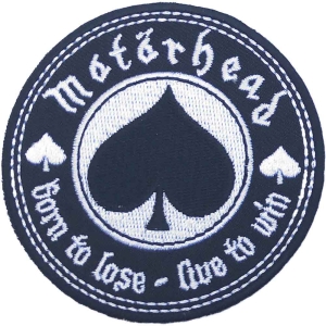 Motorhead - Born To Lose Live To Win Patch ryhmässä MERCHANDISE / Merch / Hårdrock @ Bengans Skivbutik AB (5538179)