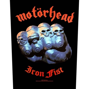 Motorhead - Iron Fist 2017 Back Patch ryhmässä MERCHANDISE / Merch / Hårdrock @ Bengans Skivbutik AB (5538183)