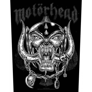 Motorhead - Etched Iron Back Patch ryhmässä MERCHANDISE / Merch / Hårdrock @ Bengans Skivbutik AB (5538188)