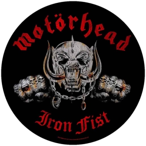 Motorhead - Iron Fist 2010 Back Patch ryhmässä MERCHANDISE / Merch / Hårdrock @ Bengans Skivbutik AB (5538195)