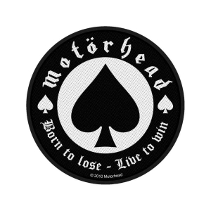 Motorhead - Born To Lose Standard Patch ryhmässä MERCHANDISE / Merch / Hårdrock @ Bengans Skivbutik AB (5538198)