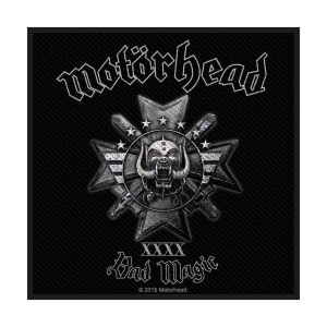 Motorhead - Bad Magic Standard Patch ryhmässä MERCHANDISE / Merch / Hårdrock @ Bengans Skivbutik AB (5538201)