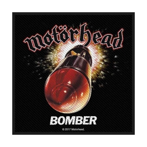 Motorhead - Bomber Standard Patch ryhmässä MERCHANDISE / Merch / Hårdrock @ Bengans Skivbutik AB (5538203)