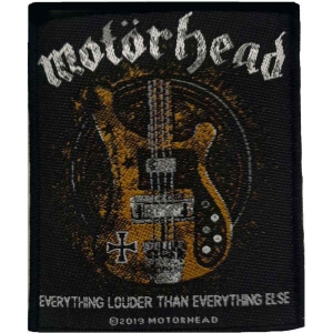 Motorhead - Lemmy's Bass Standard Patch ryhmässä MERCHANDISE / Merch / Hårdrock @ Bengans Skivbutik AB (5538205)