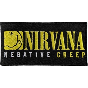 Nirvana - Negative Creep Woven Patch ryhmässä MERCHANDISE @ Bengans Skivbutik AB (5538227)