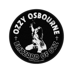 Ozzy Osbourne - Blizzard Of Ozz Standard Patch ryhmässä MERCHANDISE / Merch / Hårdrock @ Bengans Skivbutik AB (5538240)