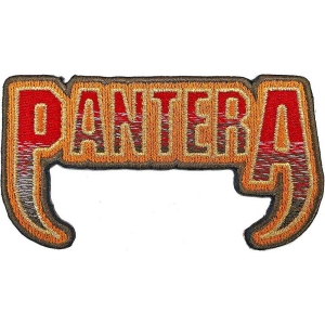 Pantera - Fangs Logo Woven Patch ryhmässä MERCHANDISE @ Bengans Skivbutik AB (5538246)