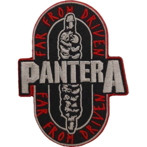 Pantera - Far From Woven Patch ryhmässä MERCHANDISE @ Bengans Skivbutik AB (5538250)