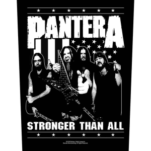 Pantera - Stronger Than All Band Photo Back Patch ryhmässä MERCHANDISE @ Bengans Skivbutik AB (5538261)