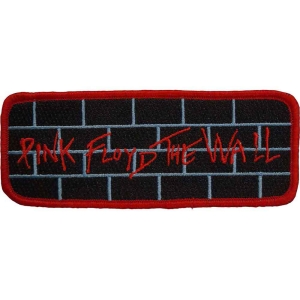 Pink Floyd The Wall - The Wall Red Woven Patch ryhmässä MERCHANDISE @ Bengans Skivbutik AB (5538288)