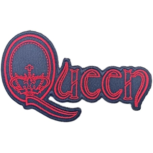 Queen - Q Crown Woven Patch ryhmässä MERCHANDISE / Merch / Pop-Rock @ Bengans Skivbutik AB (5538323)