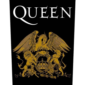 Queen - Crest Back Patch ryhmässä MERCHANDISE / Merch / Pop-Rock @ Bengans Skivbutik AB (5538325)