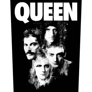 Queen - Faces Back Patch ryhmässä MERCHANDISE @ Bengans Skivbutik AB (5538326)