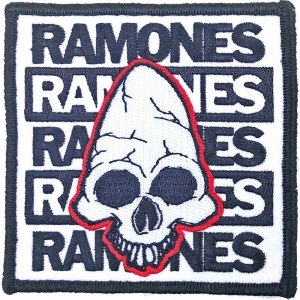 Ramones - Pinhead Woven Patch ryhmässä MERCHANDISE / Merch / Punk @ Bengans Skivbutik AB (5538333)