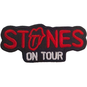 Rolling Stones - On Tour Woven Patch ryhmässä MERCHANDISE @ Bengans Skivbutik AB (5538358)