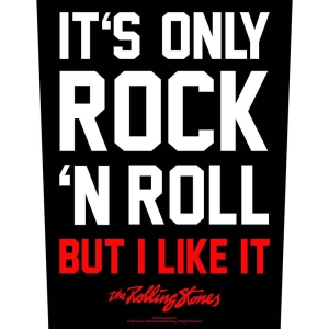 Rolling Stones - It's Only Rock 'N' Roll Back Patch ryhmässä MERCHANDISE @ Bengans Skivbutik AB (5538363)