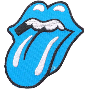 Rolling Stones - Classic Tongue Blue Standard Patch ryhmässä MERCHANDISE @ Bengans Skivbutik AB (5538367)