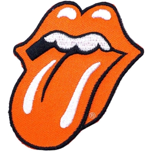 Rolling Stones - Classic Tongue Orange Standard Patch ryhmässä MERCHANDISE / Merch / Pop-Rock @ Bengans Skivbutik AB (5538369)