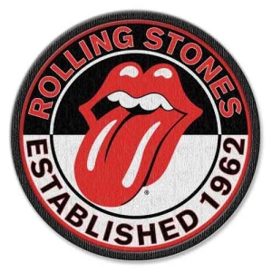 Rolling Stones - Est 1962 Woven Patch ryhmässä MERCHANDISE / Merch / Pop-Rock @ Bengans Skivbutik AB (5538372)