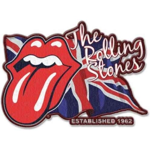 Rolling Stones - Lick The Flag Standard Patch ryhmässä MERCHANDISE @ Bengans Skivbutik AB (5538374)