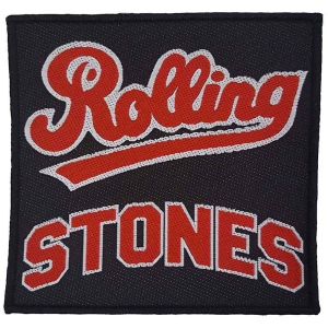 Rolling Stones - Team Logo Square Standard Patch ryhmässä MERCHANDISE @ Bengans Skivbutik AB (5538376)