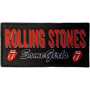 Rolling Stones - Some Girls Logo Printed Patch ryhmässä MERCHANDISE @ Bengans Skivbutik AB (5538377)