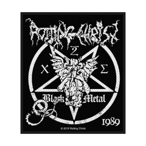 Rotting Christ - Black Metal Standard Patch ryhmässä MERCHANDISE / Merch / Hårdrock @ Bengans Skivbutik AB (5538383)