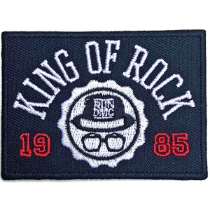 Run Dmc - King Of Rock Woven Patch ryhmässä MERCHANDISE @ Bengans Skivbutik AB (5538385)