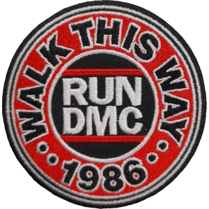 Run Dmc - Walk This Way Woven Patch ryhmässä MERCHANDISE / Merch / Hip Hop-Rap @ Bengans Skivbutik AB (5538386)