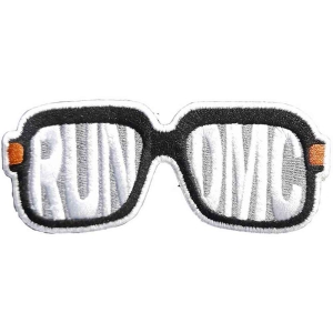 Run Dmc - Glasses Woven Patch ryhmässä MERCHANDISE @ Bengans Skivbutik AB (5538387)