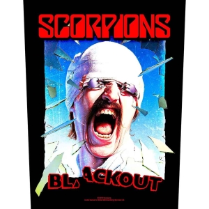 Scorpions - Blackout Back Patch ryhmässä MERCHANDISE @ Bengans Skivbutik AB (5538397)