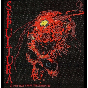 Sepultura - Beaneath The Remains Standard Patch ryhmässä MERCHANDISE / Merch / Hårdrock @ Bengans Skivbutik AB (5538400)