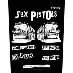 Sex Pistols - Pretty Vacant Back Patch ryhmässä MERCHANDISE / Merch / Punk @ Bengans Skivbutik AB (5538408)