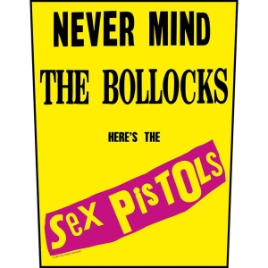 Sex Pistols - Never Mind The Bollocks Yellow Back Patc ryhmässä MERCHANDISE @ Bengans Skivbutik AB (5538409)