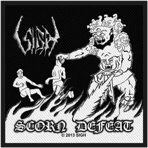 Sigh - Scorn Defeat Standard Patch ryhmässä MERCHANDISE @ Bengans Skivbutik AB (5538412)