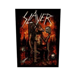 Slayer - Devil On Throne Back Patch ryhmässä MERCHANDISE @ Bengans Skivbutik AB (5538415)