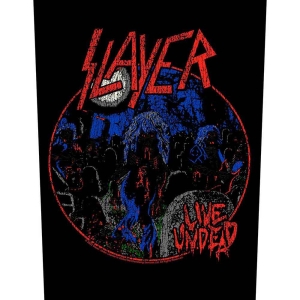 Slayer - Live Undead Back Patch ryhmässä MERCHANDISE @ Bengans Skivbutik AB (5538420)