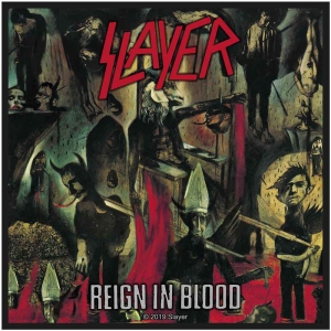 Slayer - Reign In Blood Standard Patch ryhmässä MERCHANDISE / Merch / Hårdrock @ Bengans Skivbutik AB (5538433)