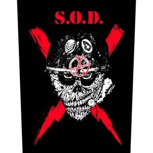 Stormtroopers Of Death - Scrawled Lightning Back Patch ryhmässä MERCHANDISE @ Bengans Skivbutik AB (5538452)