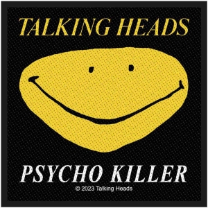 Talking Heads - Psycho Killer Standard Patch ryhmässä MERCHANDISE @ Bengans Skivbutik AB (5538455)