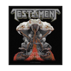 Testament - Brotherhood Of The Snake Standard Patch ryhmässä MERCHANDISE @ Bengans Skivbutik AB (5538460)