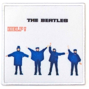 The Beatles - Help! Woven Patch ryhmässä MERCHANDISE / Merch / Pop-Rock @ Bengans Skivbutik AB (5538464)