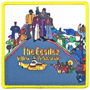 The Beatles - Yellow Submarine Woven Patch ryhmässä MERCHANDISE @ Bengans Skivbutik AB (5538467)