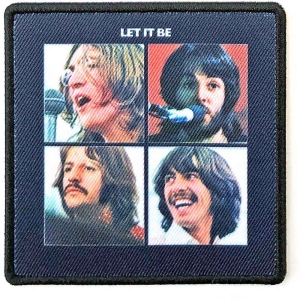 The Beatles - Let It Be Woven Patch ryhmässä MERCHANDISE @ Bengans Skivbutik AB (5538468)