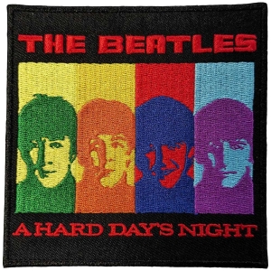 The Beatles - A Hard Day's Night Faces Woven Patch ryhmässä MERCHANDISE @ Bengans Skivbutik AB (5538472)