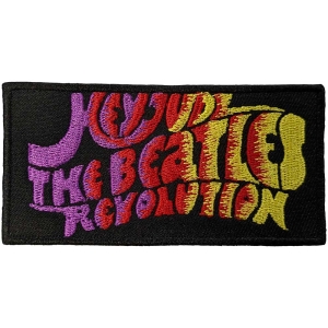 The Beatles - Hey Jude/Revolution Woven Patch ryhmässä MERCHANDISE @ Bengans Skivbutik AB (5538475)