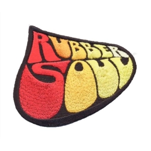 The Beatles - Rubber Soul Logo Standard Patch ryhmässä MERCHANDISE / Merch / Pop-Rock @ Bengans Skivbutik AB (5538479)