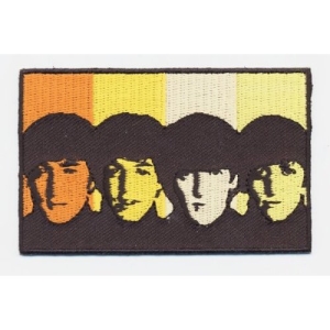 The Beatles - Heads In Bands Standard Patch ryhmässä MERCHANDISE / Merch / Pop-Rock @ Bengans Skivbutik AB (5538484)