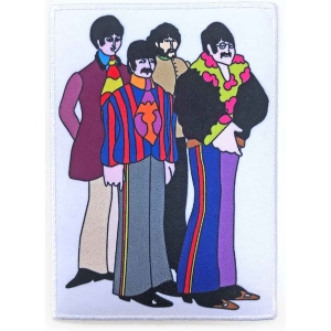 The Beatles - Sub Band Border Woven Patch ryhmässä MERCHANDISE / Merch / Pop-Rock @ Bengans Skivbutik AB (5538491)